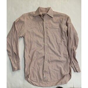 Men’s Vineyard Yard Murray Red White Blue Button Up Dress Shirt Size S Small